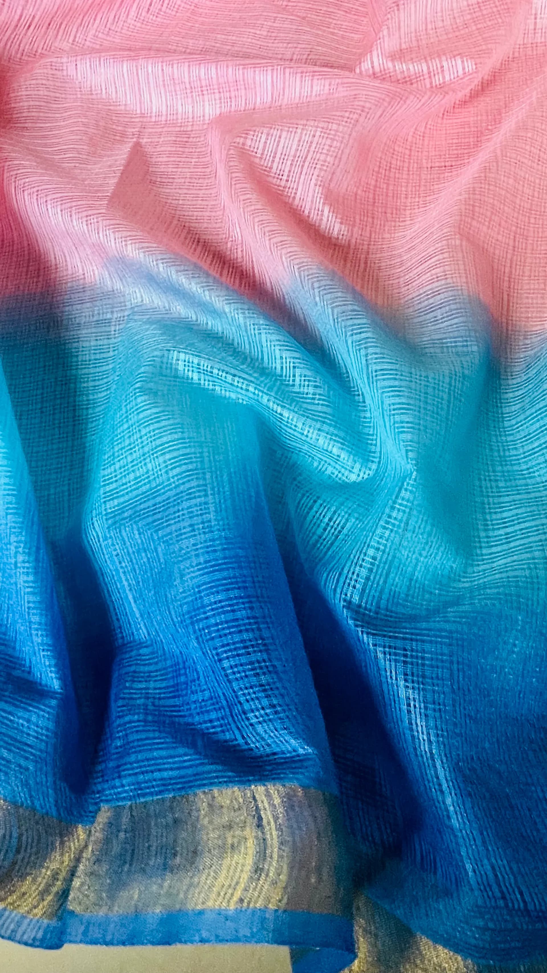 Pink-blue combo Kota doriya