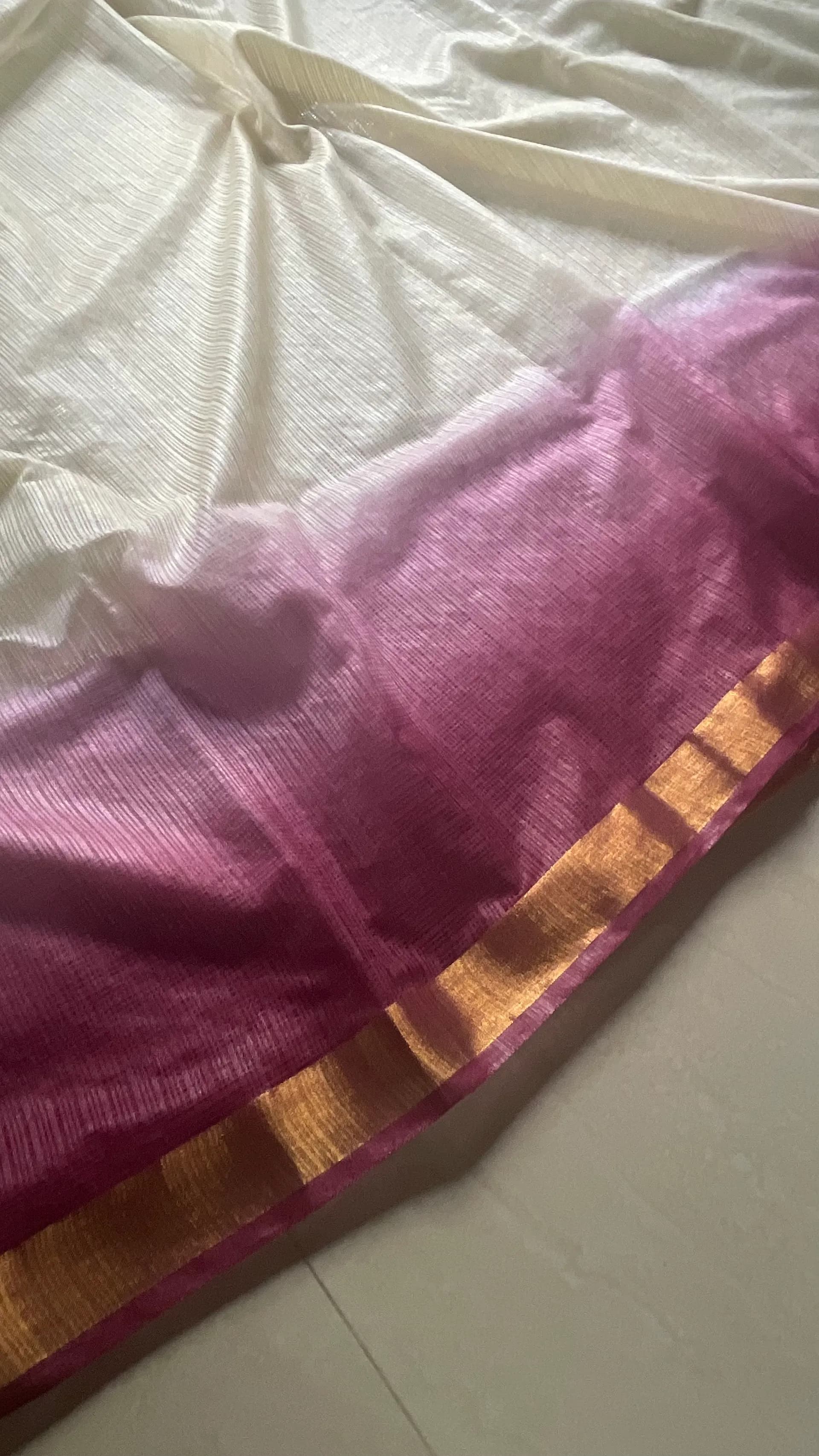 Off White Maroon Combo Kota doriya