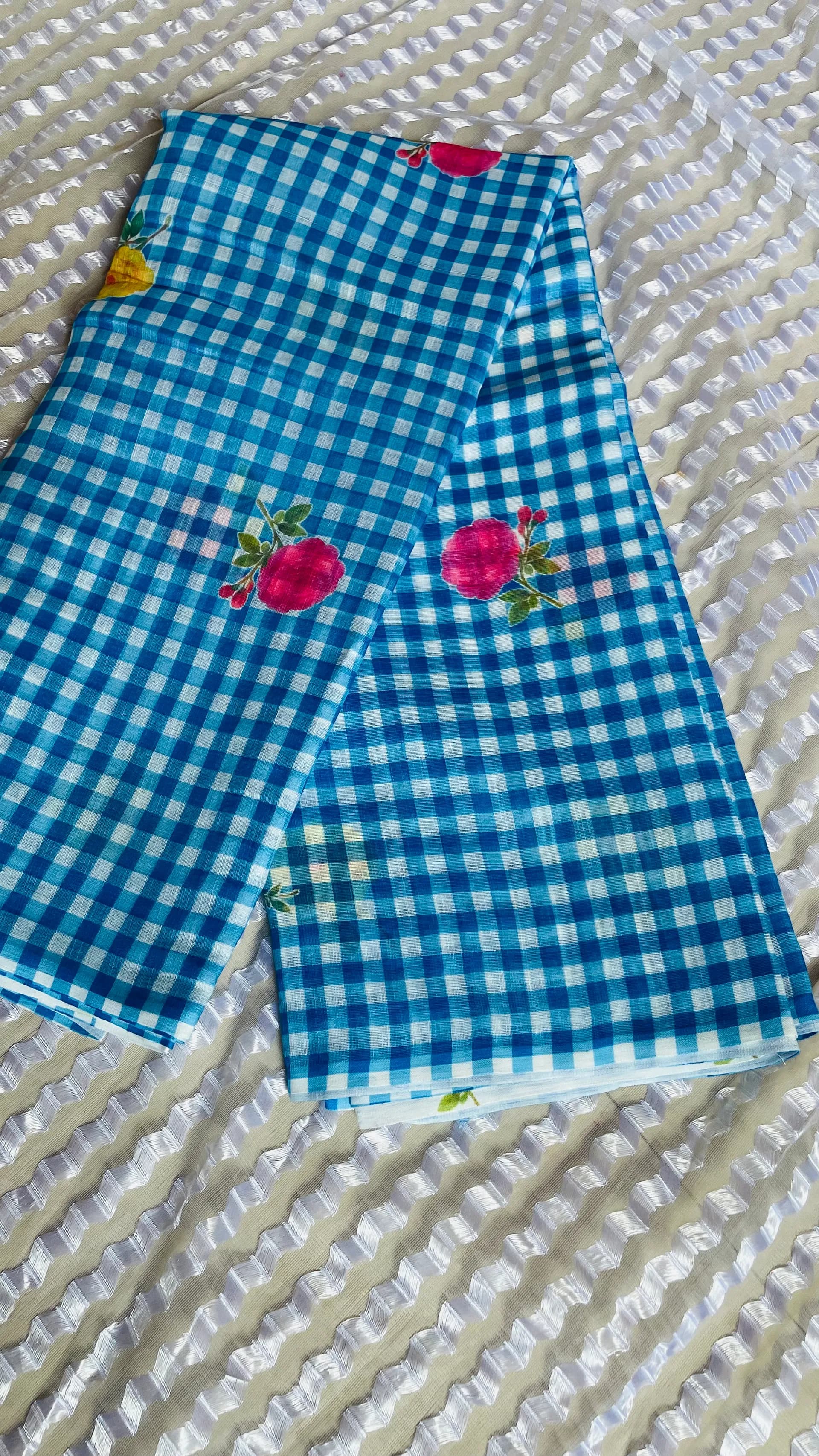 Blue Mangalgiri check