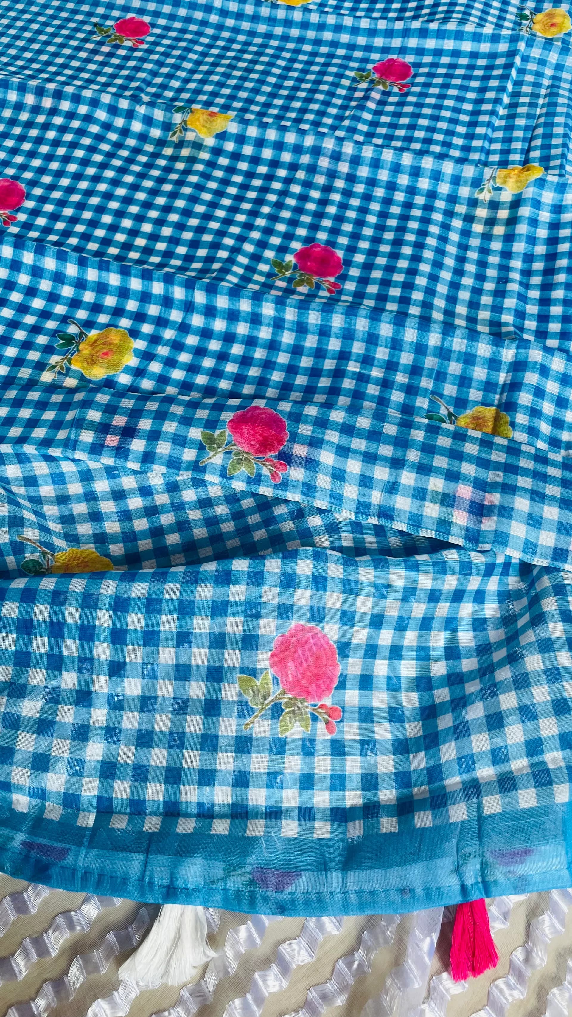 Blue Mangalgiri check