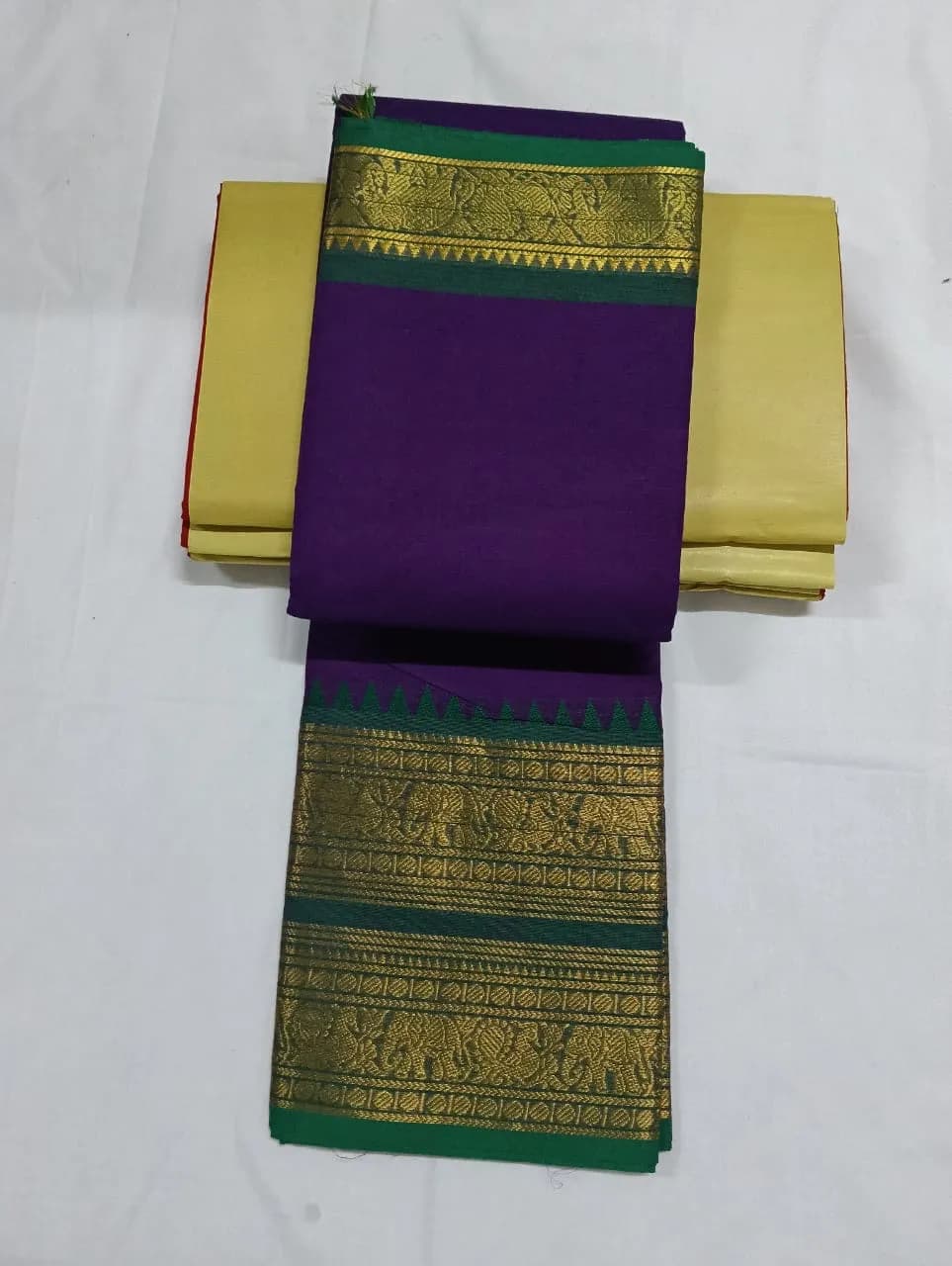 Kanchi cotton (Violet )