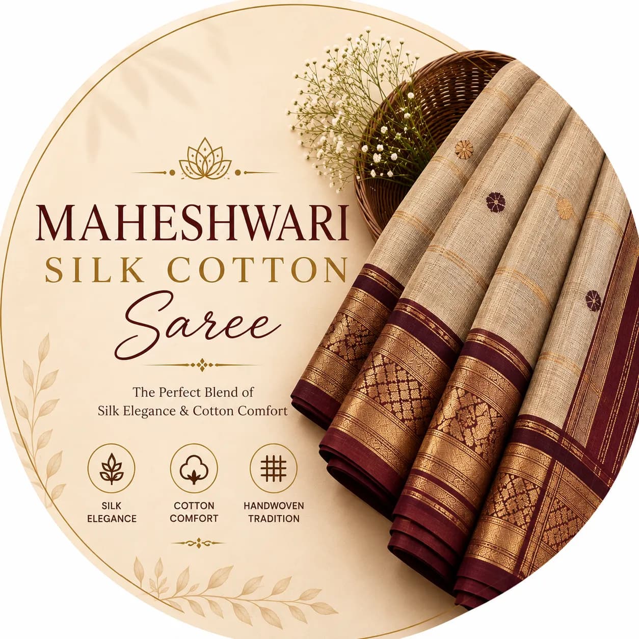 Maheswari silk cotton sarees